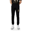 Pantaloni sport Armani Exchange negri din bumbac