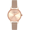 Olivia Burton Brown Artificial Leather Dress Watch