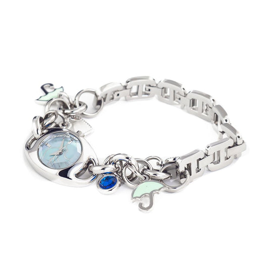 Chronotech Silver Stainless Steel Bracelet Watch