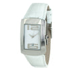 Chronotech White Leather Dress Watch