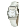 Chronotech White Leather Dress Watch