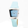 Chronotech Blue Leather Dress Watch