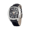 Chronotech Black Leather Dress Watch