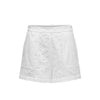 Only White Cotton Short