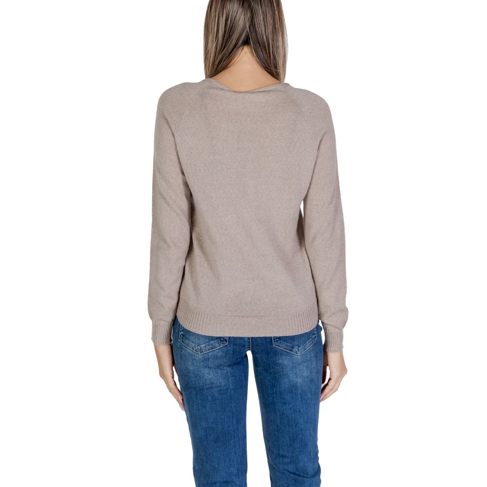 Sandro Ferrone Gray Merino Wool Tops & T-Shirt