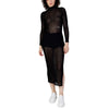 Calvin Klein Jeans Black Marabou Long