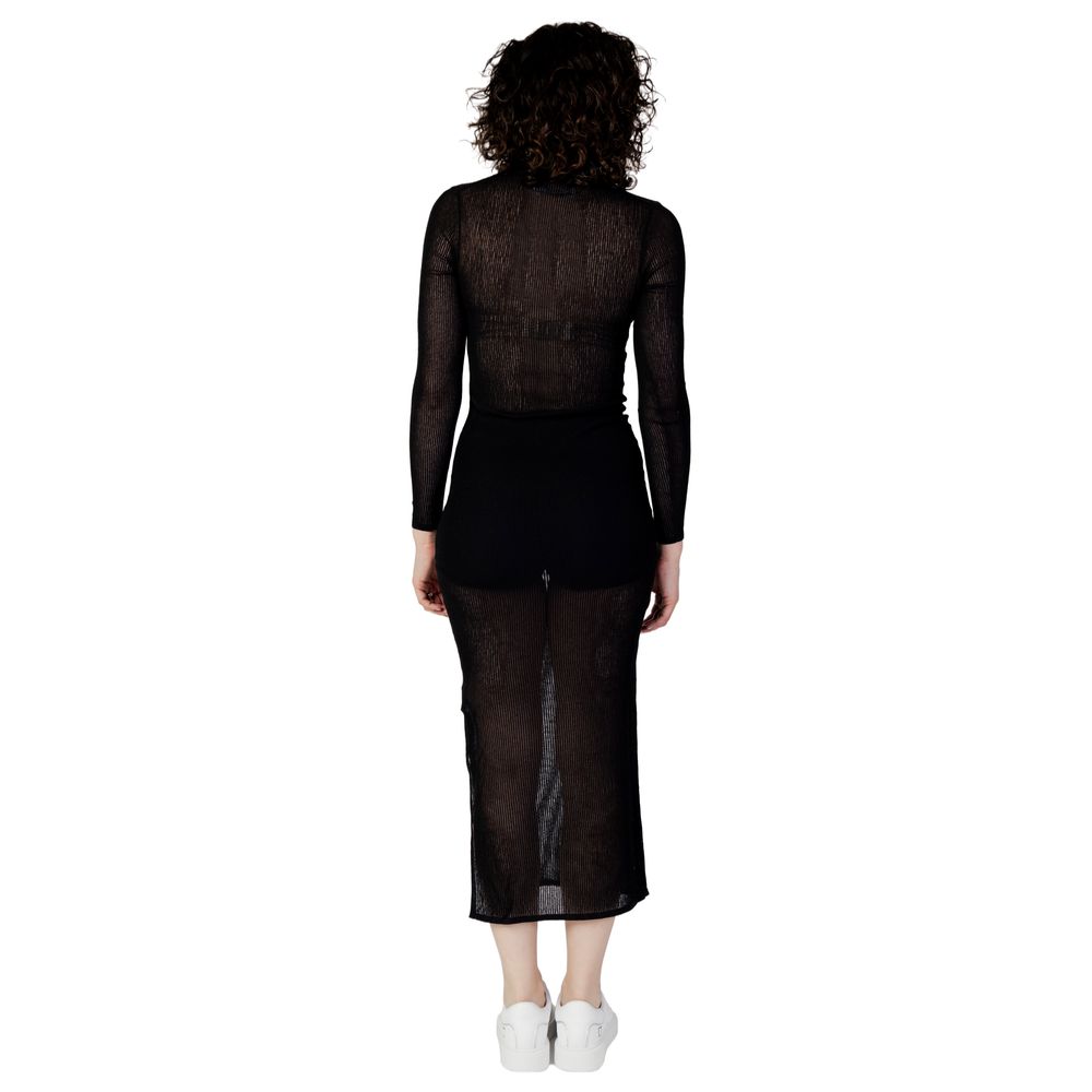 Calvin Klein Jeans Marabou Long Black