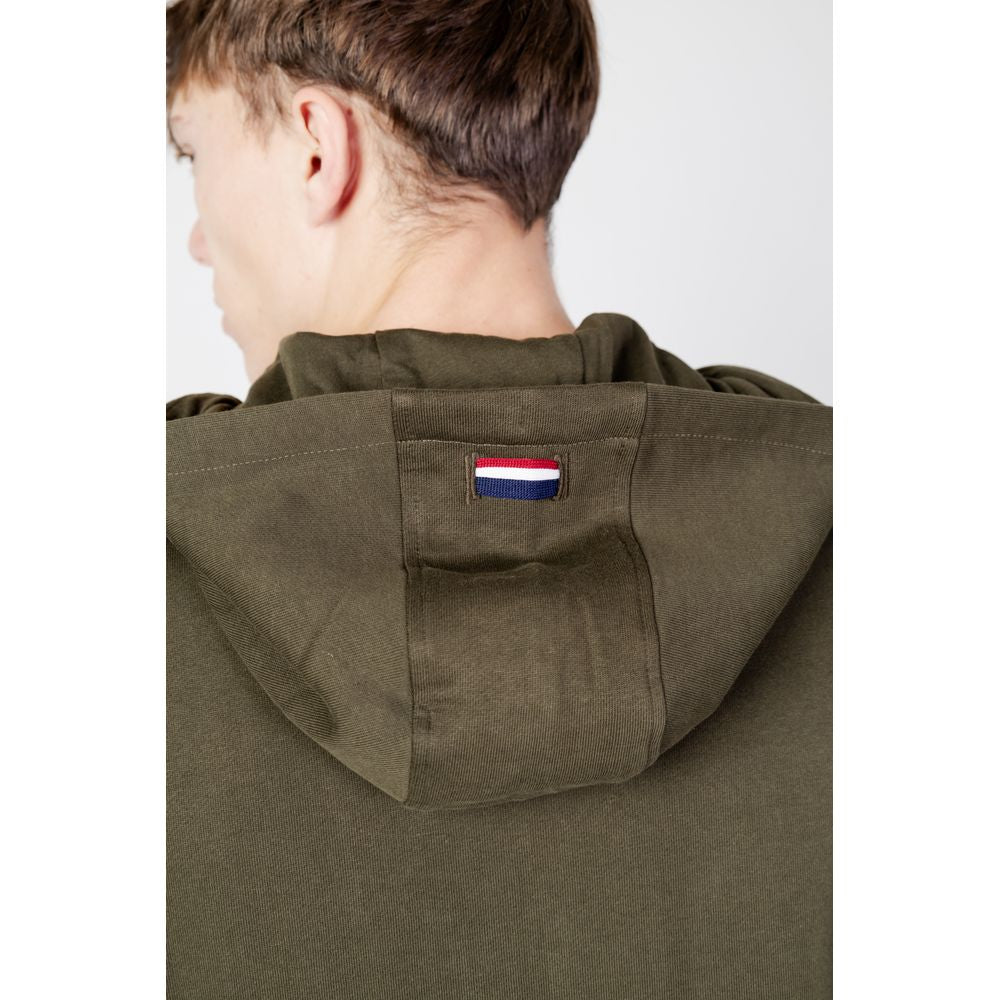 Hanorac verde din bumbac US POLO ASSN.