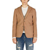 Blazer Gianni Lupo din bumbac bej