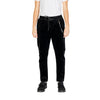 Pantaloni negri din bumbac Gianni Lupo