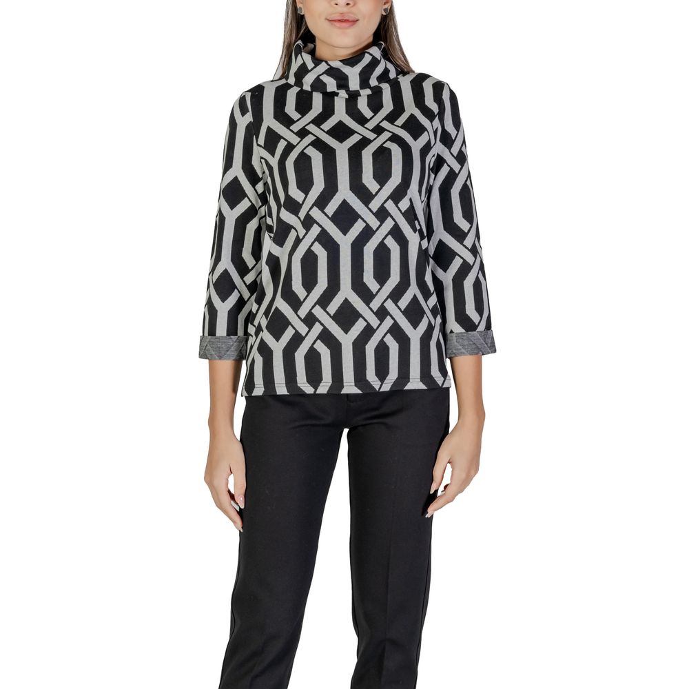 Pulover Street One negru din poliester