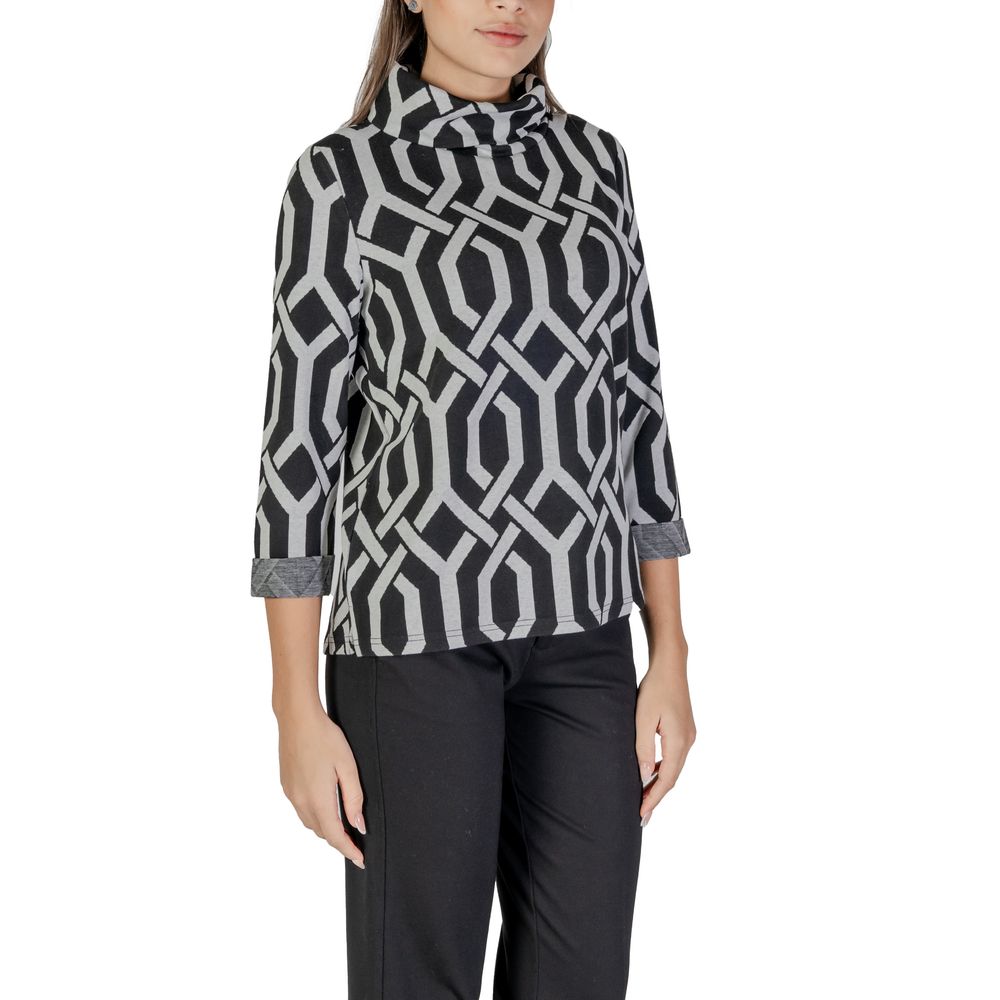 Pulover Street One negru din poliester