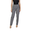 Pantaloni din poliester gri Vila Clothes