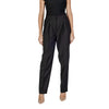 Pantaloni negri din poliester Vila Clothes