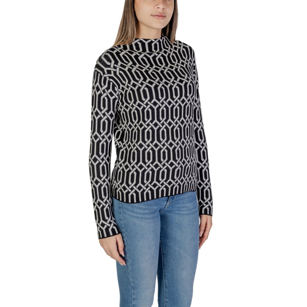 Pulover Street One negru din viscoză