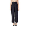Pantaloni negri din viscoză Vila Clothes