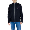 Cardigan Tommy Hilfiger Jeans din bumbac negru