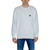 Pulover din bumbac alb Tommy Hilfiger Jeans