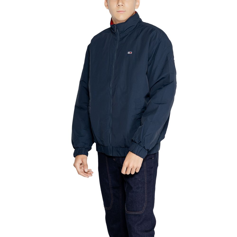 Jachete și palton Tommy Hilfiger Jeans din poliamidă albastră