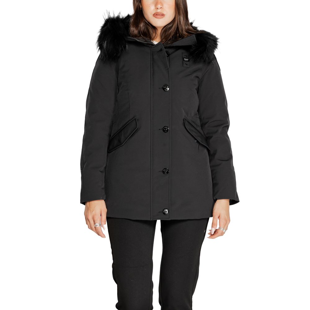 Blauer Black Polyester Parka