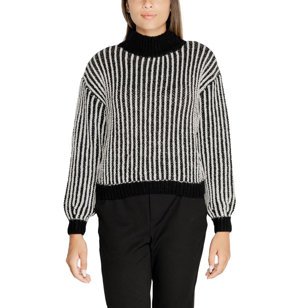 Pulover Jacqueline De Yong din poliester negru