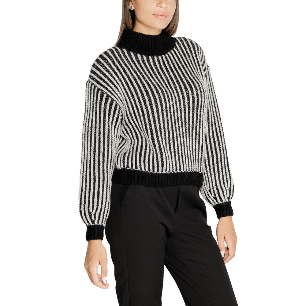 Pulover Jacqueline De Yong din poliester negru
