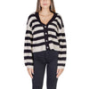 Cardigan bej din poliester Vero Moda