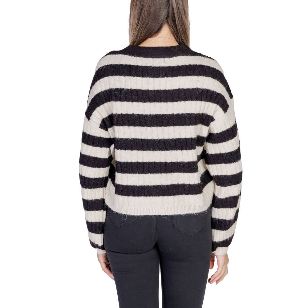 Cardigan bej din poliester Vero Moda