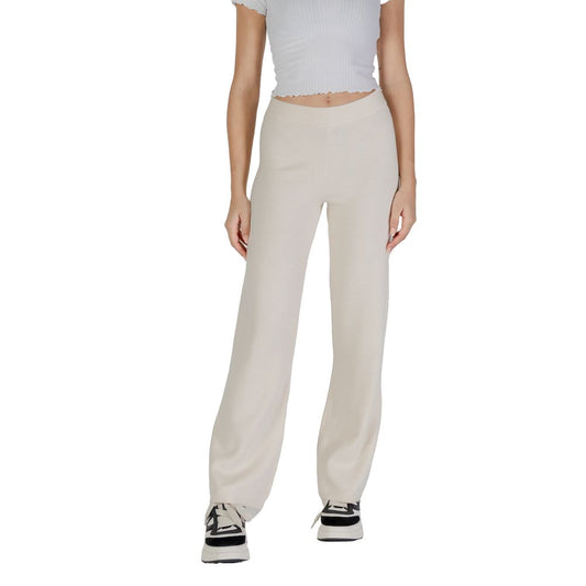 Vero Moda Cream Viscose Pant