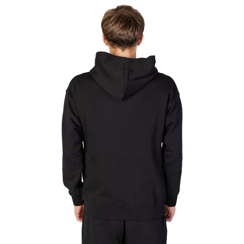 Underclub Black Cotton Hoodie