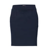 ICHI Blue Polyester Mini Skirt