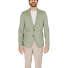 Antony Morato Green Cotton Blazer