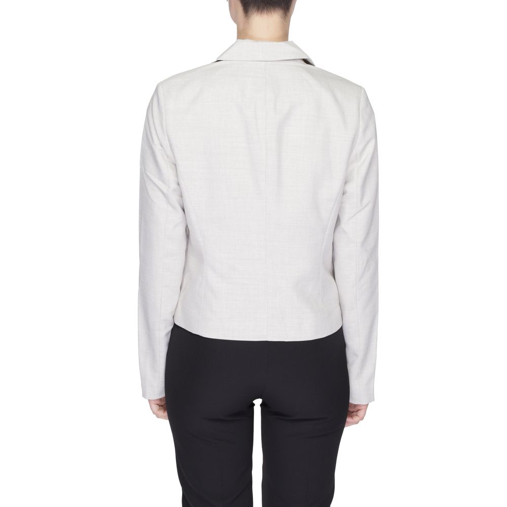 Sacou Vero Moda gri din poliester