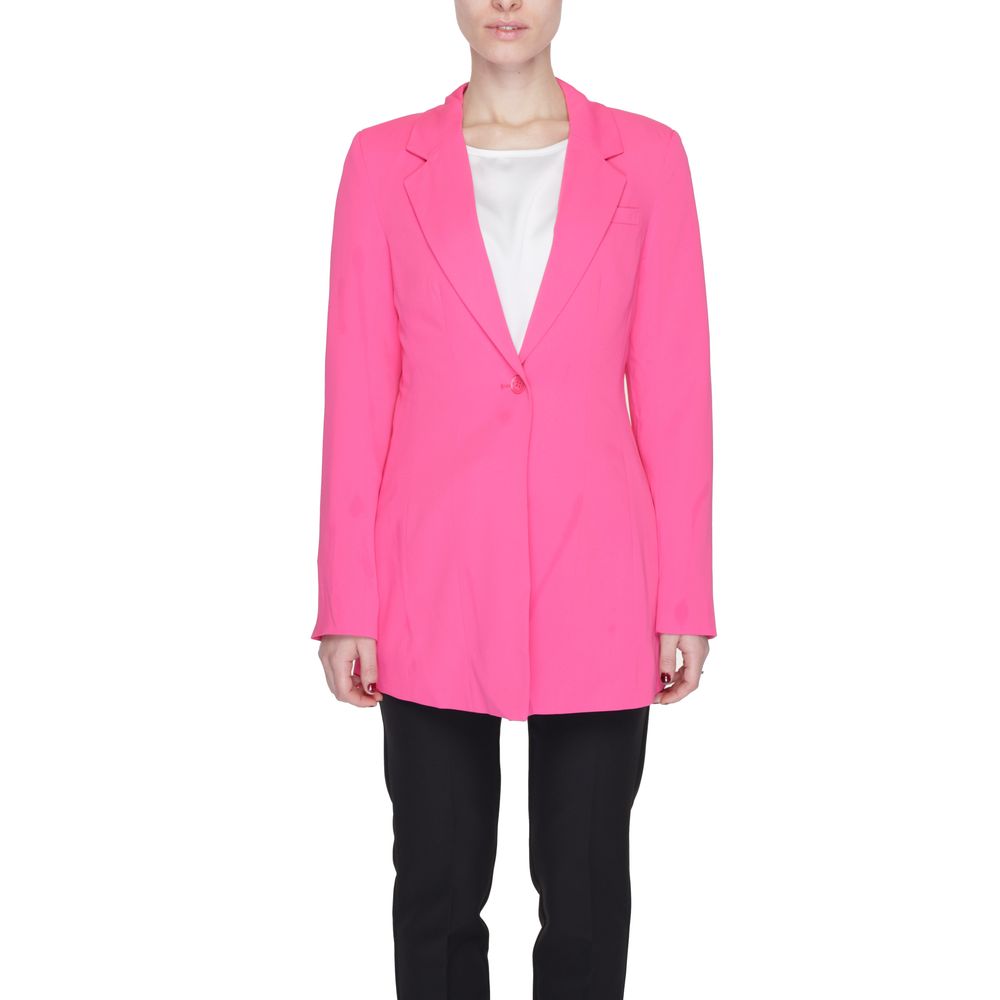 Sacou roz din poliester Vero Moda