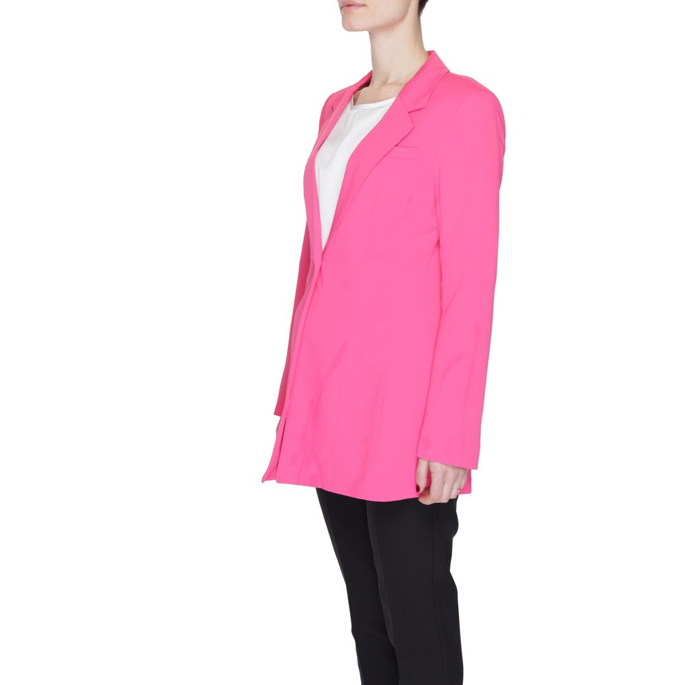 Sacou roz din poliester Vero Moda