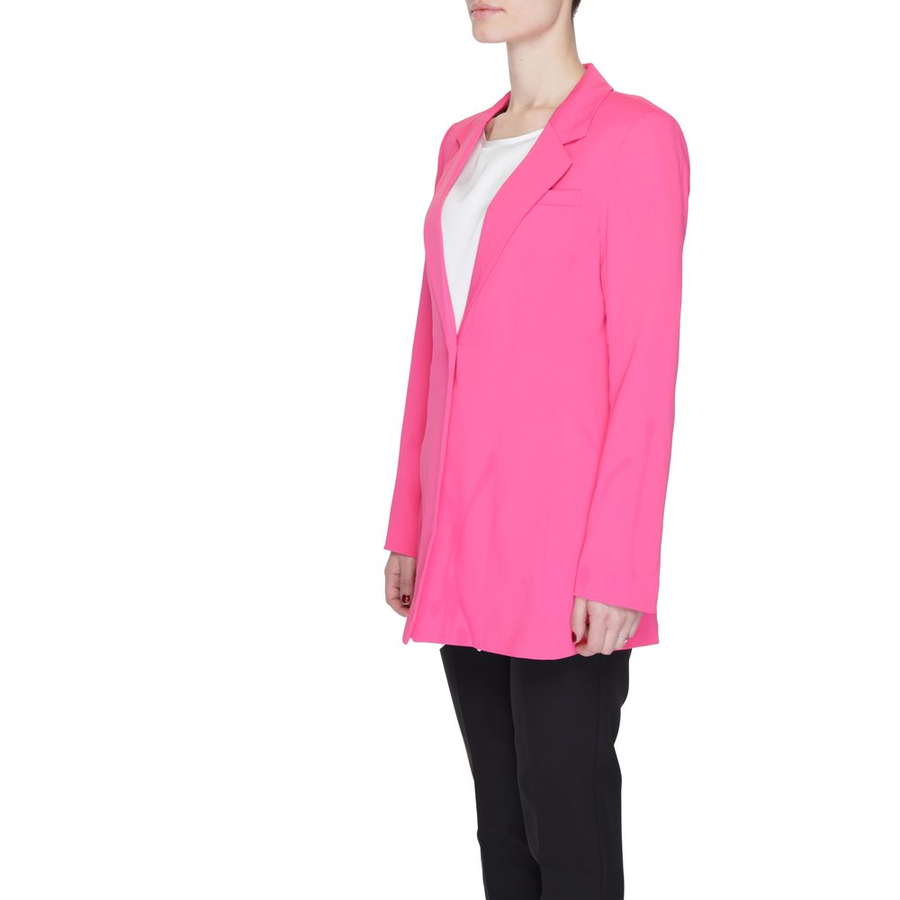 Sacou roz din poliester Vero Moda