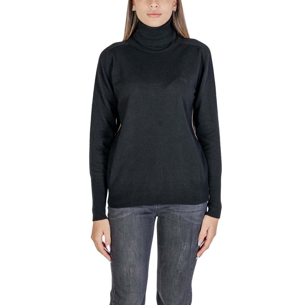 Alviero Martini Prima Classe Negru Viscoza Turtleneck