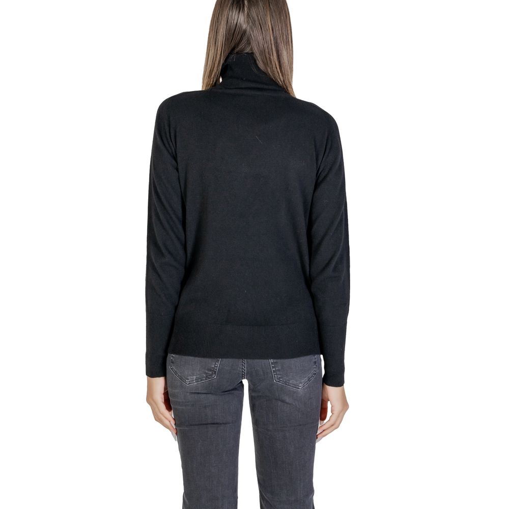 Alviero Martini Prima Classe Negru Viscoza Turtleneck