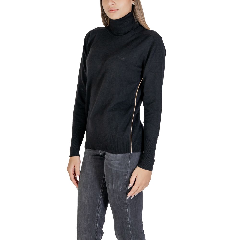 Alviero Martini Prima Classe Negru Viscoza Turtleneck