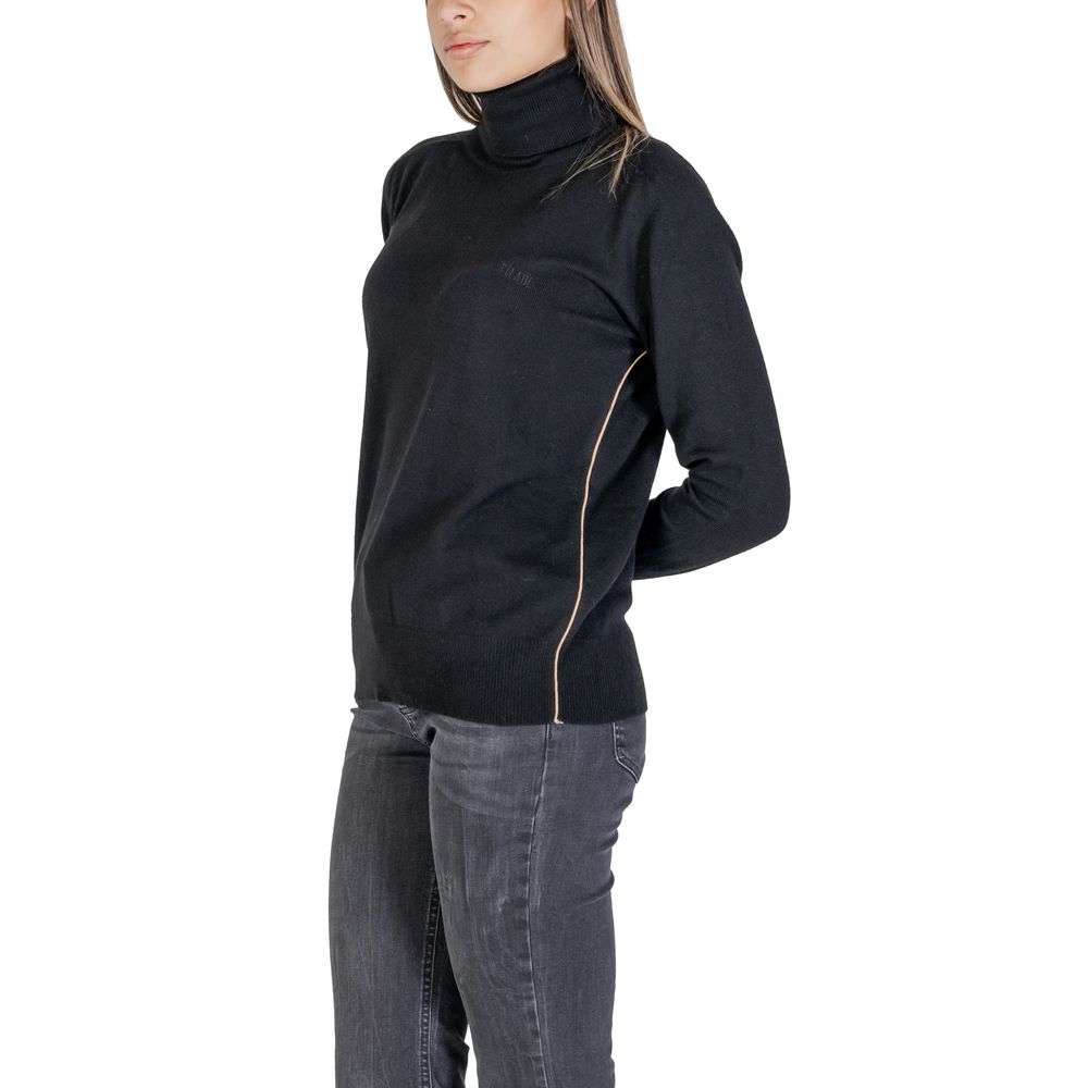 Alviero Martini Prima Classe Negru Viscoza Turtleneck