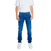 Replay Blue Cotton Relaxed Fit Jeans