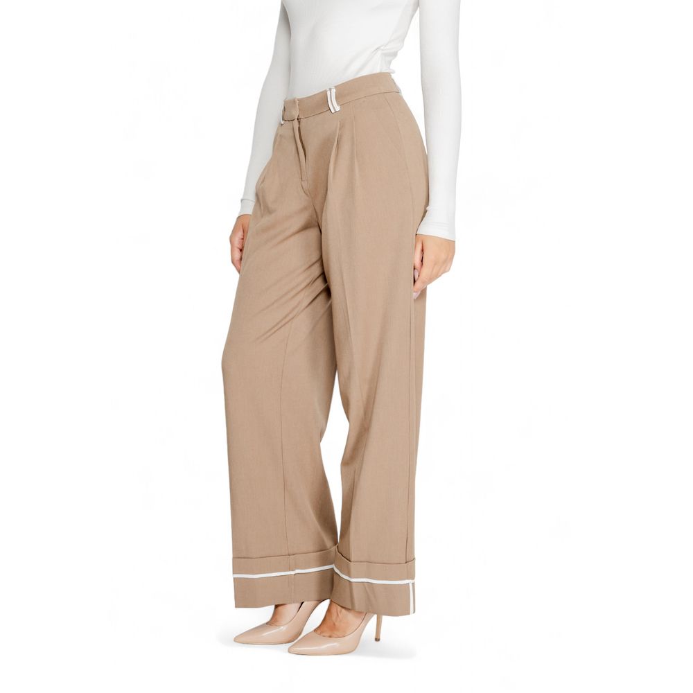 Only Brown Recycled Polyester Pant