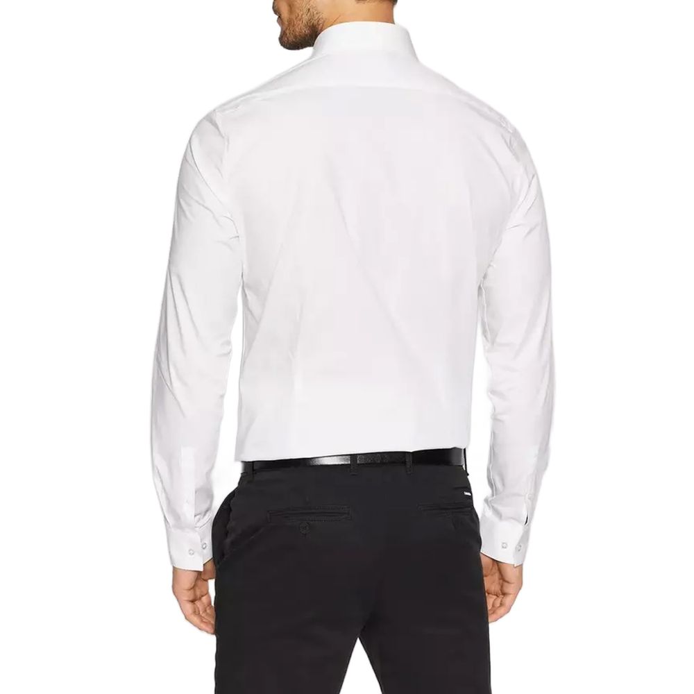 Cămașă albă din bumbac Calvin Klein