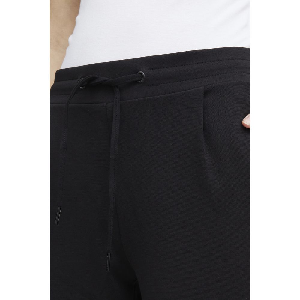 Pantaloni ICHI negri din poliester