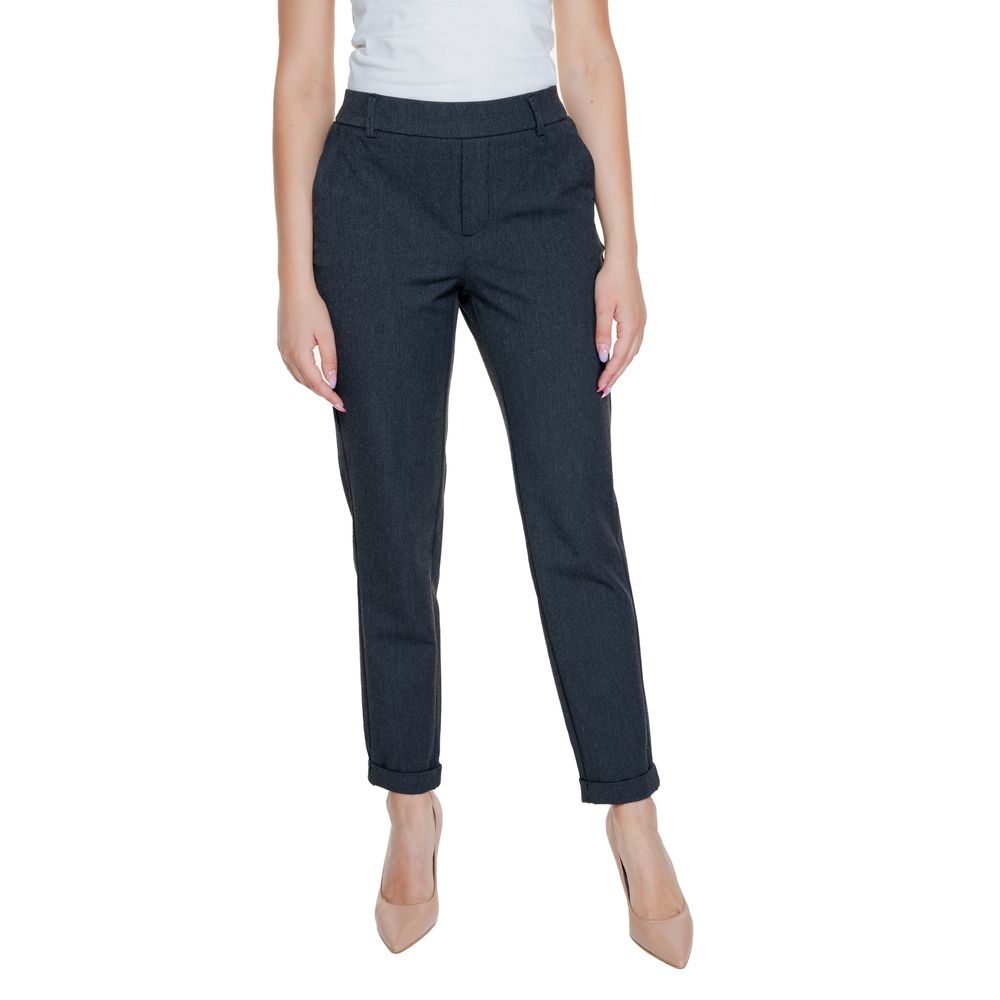 Pantaloni Vero Moda gri din poliester