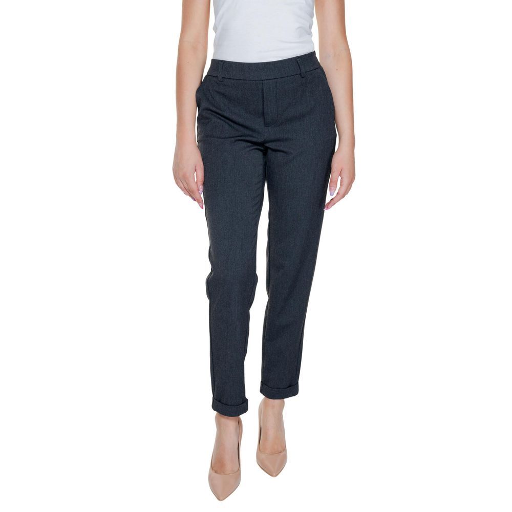 Pantaloni Vero Moda gri din poliester