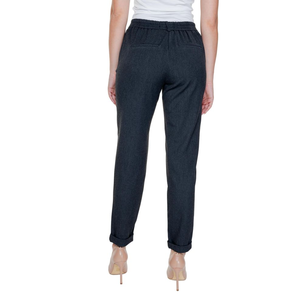 Pantaloni Vero Moda gri din poliester