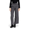 Jacqueline De Yong Gray Cotton Pant