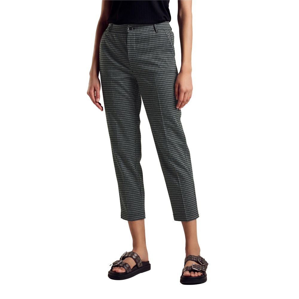 Pantaloni Street One Green din poliester