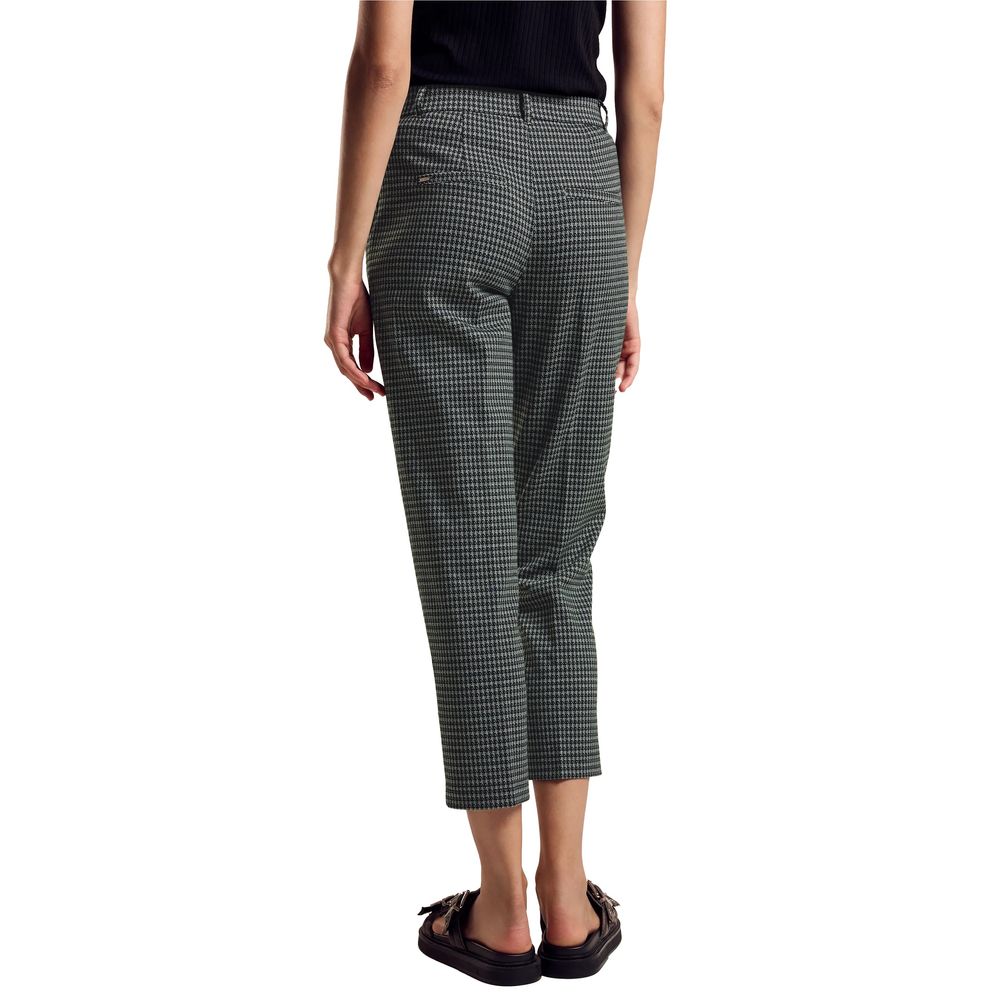 Pantaloni Street One Green din poliester